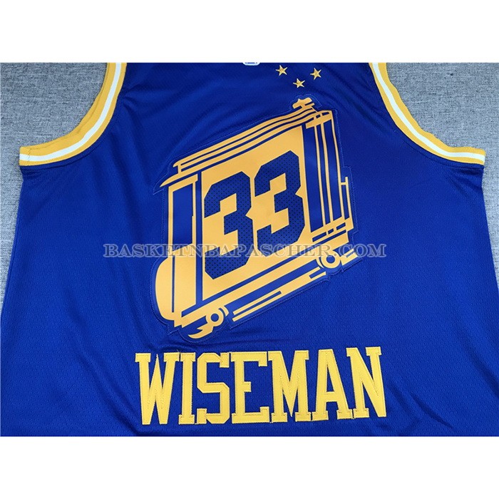 Maillot Golden State Warriors James Wiseman Hardwood Classics 2020 Bleu